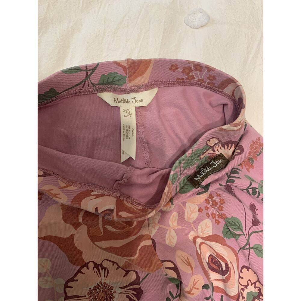Matilda Jane Just Imagine Odette Bennys Girls Leggings Floral Size 10 Boho - Picture 4 of 4